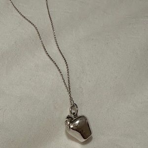 Tiffany & Co. Amazing apple pendant necklace